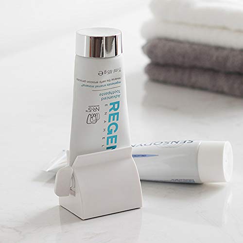 ONDY Rolling Tube Toothpaste Squeezer,Heavy-Duty Toothpaste Dispenser With Rubber Pad Multi-function Squeezer for Cleansing Foam,Hair Gel,Cosmetic Samples,Ointments