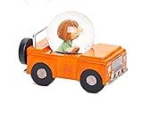 Hallmark PAJ1158 Peppermint Patty Box Car Water Globe