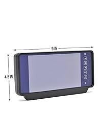 Configuración De Cámara Sistema de cámaras de seguridad de visión trasera negro   One (1) con visualización espejo de repuesto para 7"