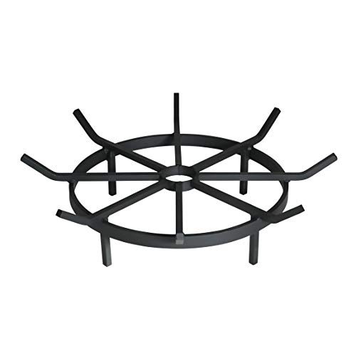 SteelFreak Wagon Wheel Firewood Grate for Fire Pit - Made in the USA (24 Inch)