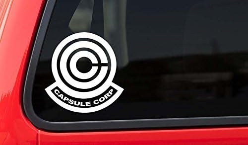 White Capsule Corp Dragon Ball Inspiration Vinyl Decal Car Laptop 4"