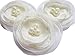 YYCRAFT Handmade Satin and Organza Flower Fabric Flower Poppy Flower 2.5