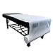 Toa Massage Bed Cover - 50 Sheets Per Roll, 75 x 32 Inches (1 Roll) Non-woven Disposable Material - Ideal for Spa, Massage Table, Tattoo, Waxing Table - No Crinkle Table Sheets