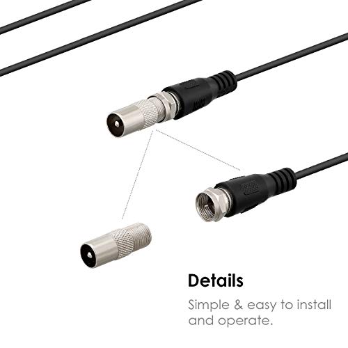 Hd digital TV Communication Antenna Digital Antenna HDTV Cable Premium Long Receiver - Thumbnail 2