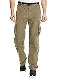 Fulture Direct Men's Outdoor Casual Quick Drying Hiking Cargo Pants with Pockets