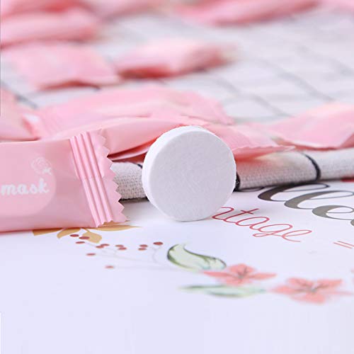 Skin Face Care (100 Pieces) DIY Facial Paper Compress Masque Mask,DIY Skin Care Natural Face Cotton Mask Sheet