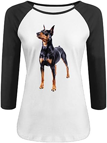 MayDay Cool Doberman Pinscher Women's Baseball T-shirt SizeXXL