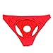 FORNY Mens Lingerie Underwear Sexy Adjustable Open Pouch Backless Thongs Panties