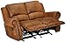 Coaster Furniture Sir Rawlinson Gliding Reclining Loveseat with Nailhead Studs Buckskin Brown 650152