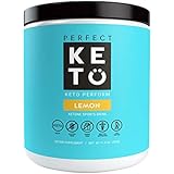 Perfect Keto Perform Preworkout Supplement: Pre Workout Powder for Ketosis &amp; Ketogenic Diet. BHB Ketone Salts for Men &amp; Women. BCAA, Nitric Oxide &amp; MCT to Burn Fat for Fuel. Sport Gym Workout Drink