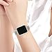 TRUMiRR For Apple Watch Band 42mm 44mm 45mm 49mm Women, Fashion Resin Watchband Metal Stainless Steel Buckle Strap Bracelet for iWatch SE Ultra 2 Apple Watch Series 9 8 7 6 5 4 3 2 1
