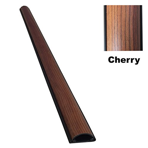 ChordSavers ChordSaver Floor Cord Cover Wooden Finish Wire Cable Protector - Cherry - 36" (3 Feet)