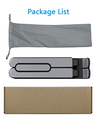 aifulo Laptop Stand, Adjustable Notebook Stand, Portable Foldable Cooling Desktop Laptop Holder Riser Mount Compatible with Laptop, Notebook Computer, Tablet, Kindle