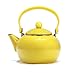 Calypso Basics by Reston Lloyd 2-Quart Enamel-on-Steel Tea Kettle, Lemon Yellow