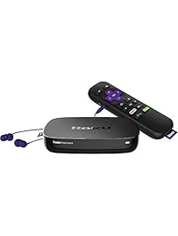 Roku Premiere+ | 4K UHD Streaming Media Player, Quad-Core Processor, Dual-Band Wi-Fi, and IR Remote | + includes HDR, Ethernet, MicroSD slot (Certified Refurbished)