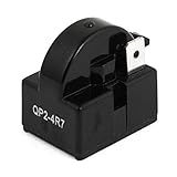 Starter Relays - SODIAL(R) 4.7 Ohm 1 Pin Refrigerator PTC Starter Relay Black