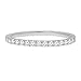 0.25 Carat (ctw) 14K White Gold Round White Diamond Ladies Stackable Wedding Band 1/4 CT (Size 6.5)