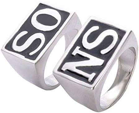 Lovelegis Two Rings - Couple - Movies - Tv Series - Anarchy - Anarchists - Gift Idea - Man - Boy - Cosplay - Sons of Anarchy - Birthday - Christmas - Valentine's Day - Jewellery - Him - Elegant