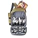 4-Person Picnic Backpack Bag | Insulated Picnic Baskets or Cooler Lunch Box, compartments Set | Includes Luxury Stainless Steel Cutlery, Plates & Cups. Backpacks/Basket for Outdoor Camping & Hiking