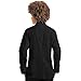 Women’s Long Sleeve Chef Coat/Double Breasted/Plastic Button Reversible Front Closure (S-XL, 2 Colors) (X-Large, Black)