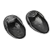 Ear Cover Shield Protector - TOOGOO(R) 10 Pairs Black Plastic Hairdressing Dye Coloring Ear Cover Shield Protector