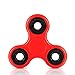 Red Fidget Spinner- Tri-Spinner Fidget Toy with Si3N4 Hybrid Ceramic Bearing - Perfect For ADD, ADHD, Anxiety, and Autism Adult Children - Non-3D Printed (red)