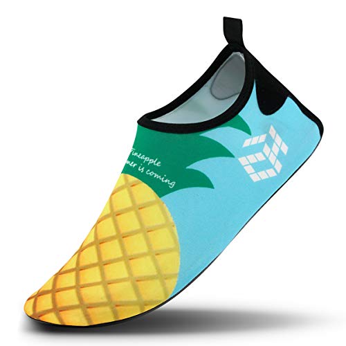Vaincre Womens and Mens Water Shoes Barefoot Quick-Dry Aqua Socks for Beach Swim Surf Yoga Exercise (Men:9-10)
