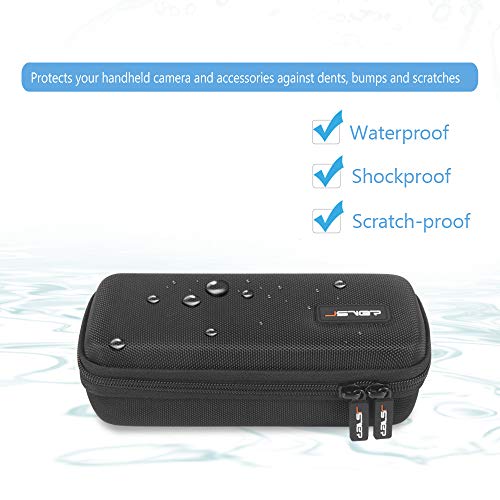 Carrying Case for DJI Osmo Pocket JSVER Min Hard Shell Osmo Pocket Travel Storgae Case Controller Wheel, ND Filters, SD Memory Cards, Smartphone adapters and Accessories