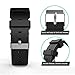 Lamshaw Classic Silicone Sport Replacement Straps for Garmin Vivomove HR / Garmin Vivoactive 3 (Silicone-Black)