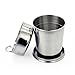 BecautyCYDZ 10 Oz Folding Collapsible Stainless Steel Cup Outdoor Travel Camping Portable New Hot