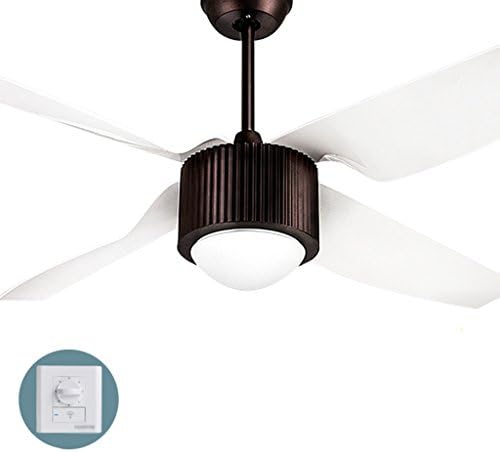 Liuyu · Electric Fan Ceiling Fan Light Home With Chandelier Restaurant Living Room Bedroom Modern Simple And Quiet 52 Inch Air Volume! (Color : Wall Control)
