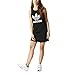 adidas Originals Women's Dresses Trefoil Tank, Black/White, Small