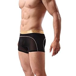 2 Pack of Mens Boxers Briefs Soft Underpants See