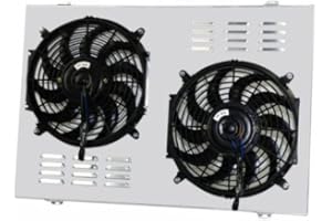 AW ALLOYWORKS ALLOYWORKS Aluminum Electric Fan Shroud Relay fits 1970-1980 Chevy Camaro Monte Nova 1975-1979