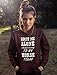 Tstars Leave Me Alone I'm Only Talking to My Horse Hoodie for Women Teen Girls Funny Sayings Horses Sweatshirt Hoodie Medium Blue