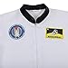 Men's Adult Astronaut Spaceman Costume Coverall Pilot Air Force Flight Jumpsuit Halloween Dress Up Party White-L