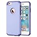 ULAK iPhone 6 Plus Case, Slim Sugar Candy Anti-Slip Drop Protection with Shock Absorbent Hybrid PC & Silicon Case Cover Case for Apple iPhone 6 Plus / 6s Plus - Purple