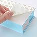 inDomit Pencil Tray Drawer Pop-up Self-Adhesive Pen Phone Storage Under Desk Organizer (Blue & White)