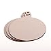 Christmas Wooden Crafts Hanging Ornaments Christmas Tree Decoration Unfinished Wood Cutouts for DIY Blank Slices to Paint (10PCs Round Style)