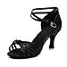 Roymall Women's Satin Latin Dance Shoes Model 217