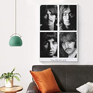 XYDQ Poster sur toile The Beatles Band noir et blanc – Art mural – Impression moderne – Décoration de chambre de famille… - Les Beatles, Paul McCartney, John Lennon, RIngo Starr, George Harrison XYDQ Poster sur toile The Beatles Band noir et blanc - Art mural - Impression moderne - Décoration de chambre de famille… – Image 4