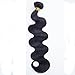 Dream Show Brazilian Human Hair Body Wave 100% Hair Extensions Weft Weave Natural Color 1 Bundles/lot, 100g Total Grade 7A (16')