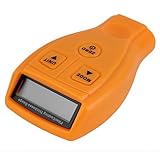 Buwico Digital Automotive Coating Thickness Gauge LCD Measuring 0-1.80mm/0-71.0 mil Automotive Coating Ultrasonic Paint Iron Thickness Gauge Meter Tool