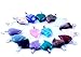 Heart Stone Pendants 20pcs Small Healing Rock Chakra DIY Crystal Charms Love Heart for Necklace Earring Jewelry Making (20 Colors)