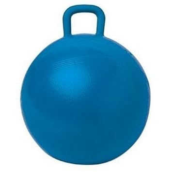 Glives Inflatable Hopper Ball with Handle, Hop Ball, Kangaroo Bouncer, Jumping Ball - Random Color
