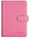 SimpacX Leather Passport Holder Wallet Cover Case Travel Wallet RFID Blocking 12 Contract Colors(Pink)