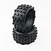 Xmax Racing Rear Knobby Off Road Tire Tyre for Rovan HPI King Motor Baja 5B SS