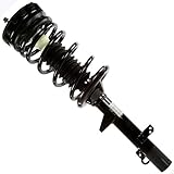 Prime Choice Auto Parts CST100027 Quick Install Complete Strut Assembly For Rear Left Drivers / Right Passengers