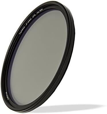 72mm TYFOTO Polarizing Filter, best grade lens ideal for your DSLR camera for reflection reduction and darker skies.