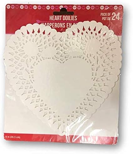 heart doilies crafts